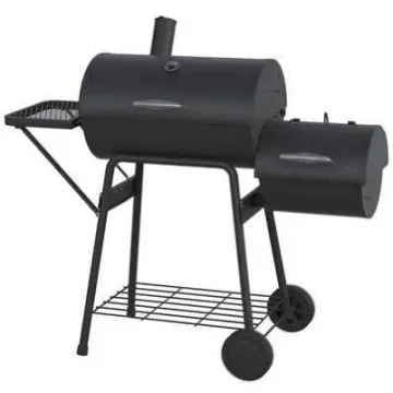Barrel Charcoal BBQ Grill Rack Outdoor Germany Barbecue Grill with Wheels