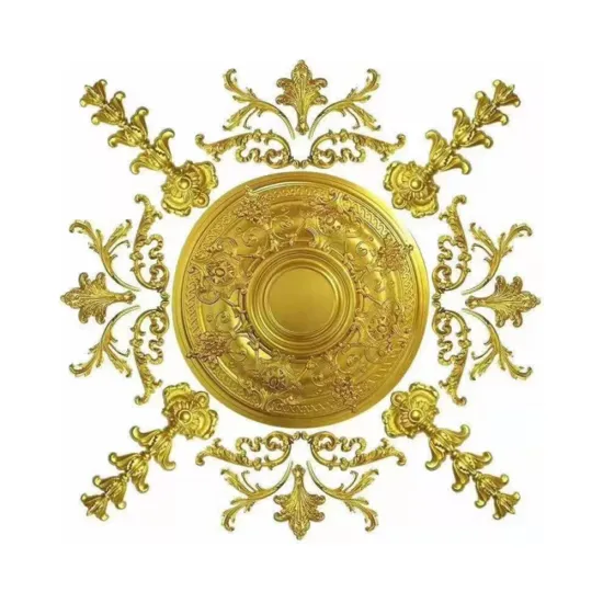 Luxury Gold French Restaurant Ceiling Decorations