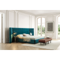 Mobilier de chambre à coucher en cuir en cuir