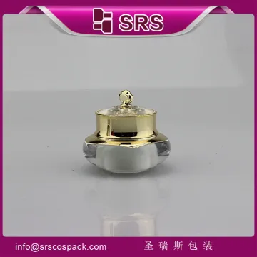 High quality Crown Shape 15g 30g 50g luxury cosmetics Jar