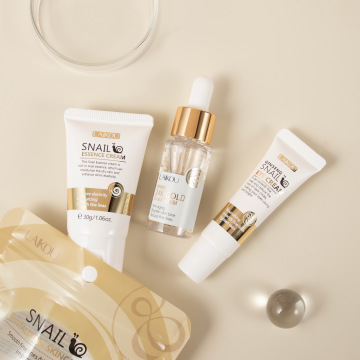 3-Piece Snail Revitalization Skin Care Set with Vitamin C - Whitening, Lightening, Anti-Wrinkle