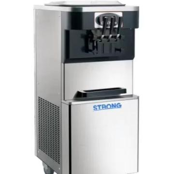 Fully Automatic 3 Flavors Soft Ice Cream Machine for Food Industry