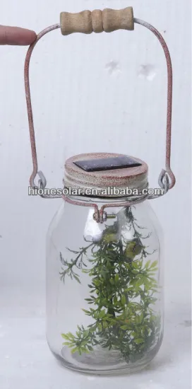 2012 hot selling Solar LED Lid Lights Jar