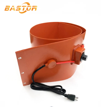 High Temperature Flexible Silicone Oil Drum Heater Band with Thermostat for 55 Gallon Barrels