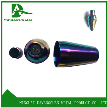Custom Copper Bar Tools Attractive Colorful Stainless Steel Cocktail Shaker Set