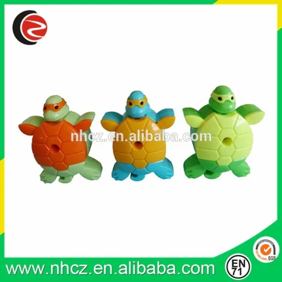 Cute turtle shaped big pencil sharpener