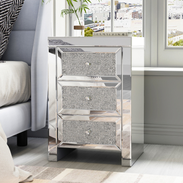 Crystal Diamond 3 Laci Bedside Table