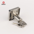 Alliage de zinc de verrouillage du tiroir deux touches 28 mm