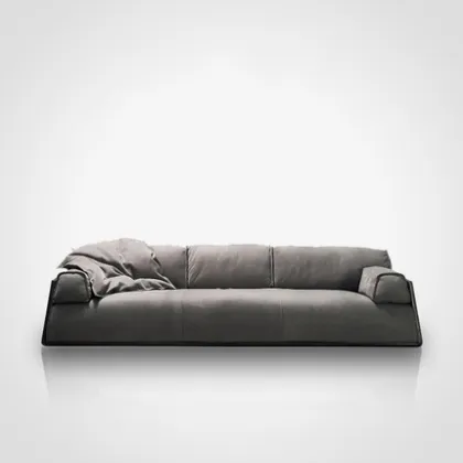 Grey Cloth upholstered sofa comfortable bolia sofa