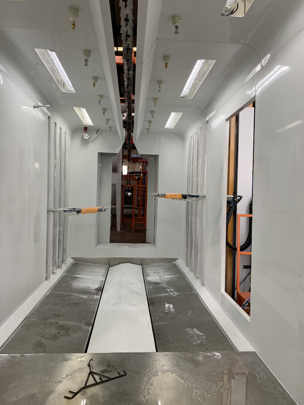 Stainless Steel Powder Coating Booth