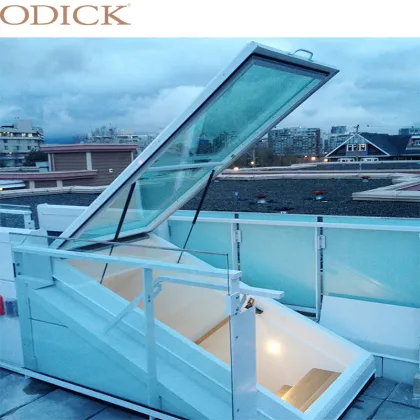 Energy saving roof balcony skylight