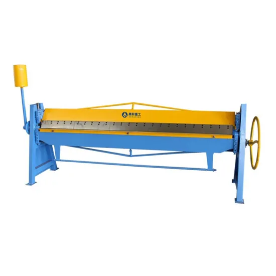 Hand Type Metal Plate Folding Machine Manual for 2m Sheets