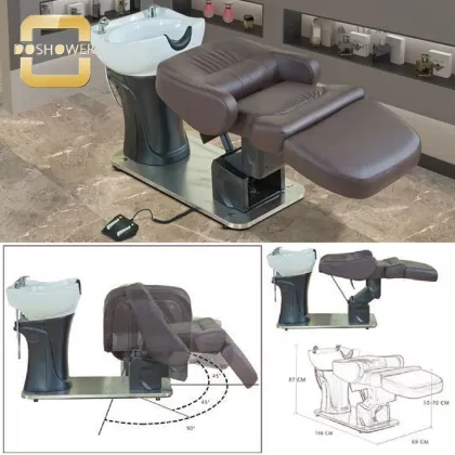 Chocolate Color Salon Spa Hair Washing Shampoo Chair