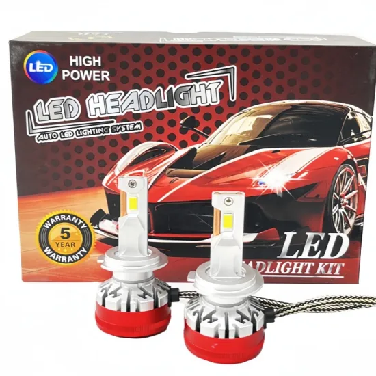 Universal Car LED Headlight V45PRO 120W 24V H11 H13 9005 9007 H4 H7 CSP Chips Auto Lighting System