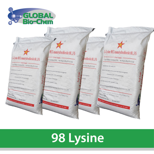 Lysine-ka ugu fiican 98 Lysine HCl