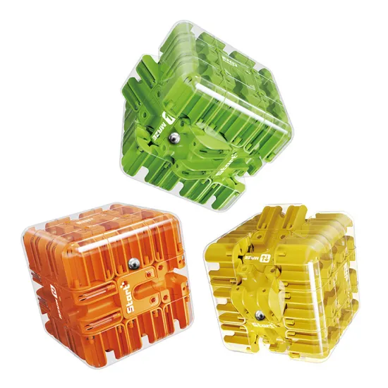 Anti-Stress Fidget Transparent Maze Cube Toy for Children