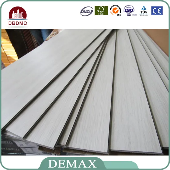 Dry Back Embossed Surface PVC Floor Tile Garage Interlocking public place Plastic Floor
