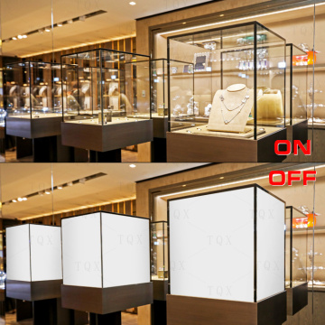 PDLC SMART Film Privacy Glass foar Museum Showcase