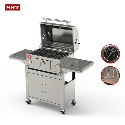 Outdoor Portabl Kitchen The Barbecue Charcoal Grill Smoker BBQ Grill Manufacturers