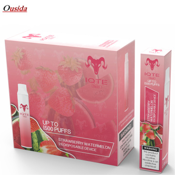 Disposable Vape IQTE Heart 1500 Cool Mint