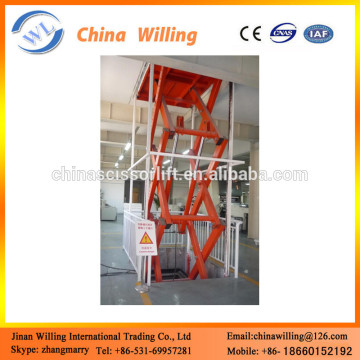 The most popular scissor car lift/stationary scissor lift WLG3.0-4.5