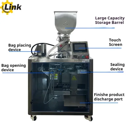 Automatic Multi-function Garlic Sauce and Tomato Sauce Honey Pouch Packing Machine