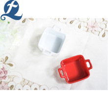 Fashion stone ware solid colorful mini bakeware dish