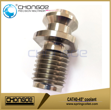 고정밀 CAT40 공구 홀더 45° 풀 스터드 5/8"-11 실