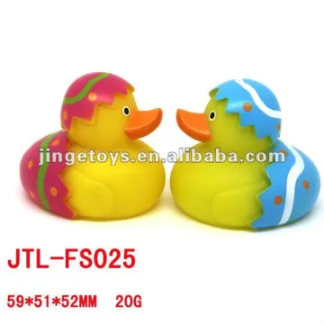 Squeaky Easter Egg Duck Bath Toy