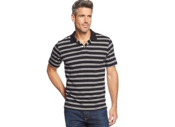 Big and Tall Striped Short-Sleeve Polo