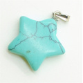 Pendentif Turquoise Forme Etoile