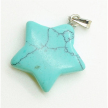 Pendentif Turquoise Forme Etoile