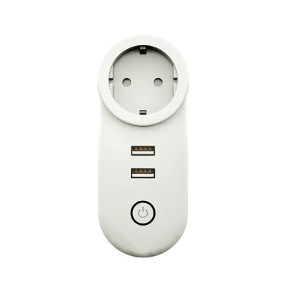 ZigBee 3.0 Smart Socket Plug with USB Ports - Compatible with SmartThings, Wink, Echo Plus, and Most Zigbee Hubs