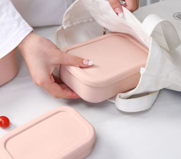 Pranzo al silicone a perdita personalizzato Bento Box Wholesale