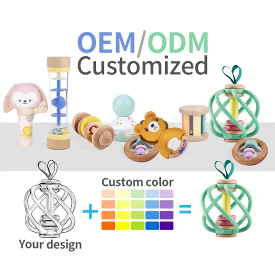 High-Quality Infant Sensory Activities: Early Education Toy Plush Animals and Soft Baby Rattles