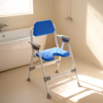 Non-Slip Folding Shower Chair for Home Use