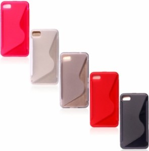Cell Phone Case, S Shape TPU Case for Blackberry Z10