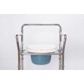 Commode Chair With Padded Armrests