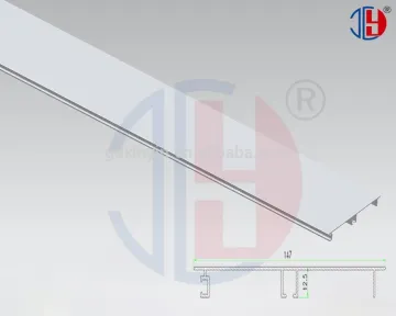Anodized Skirting Board Aluminium Decoration Profile Foshan Manufactory