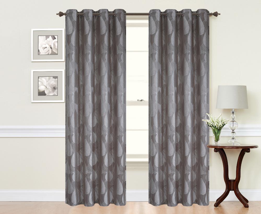 Thermal Insulated Blackout Jacquard Curtains For Bedroom