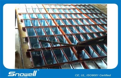 20ton Automatic Block Ice Machines For Aquatic Products , Water Cooled Lg Control