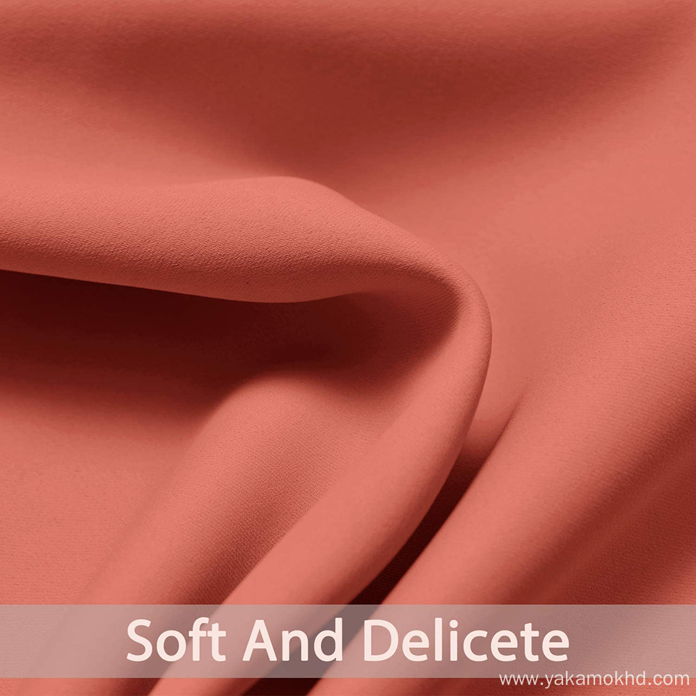 Coral Blackout Curtains 96 Inch Long