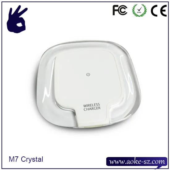 Fashion Transparent Mobile Phone Wireless Charger for iPhone 6 Transmitter