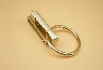 Simple brass metal key chains