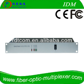 Beijing Raytrans 8channels 4E1 4Ethernet optical transmitter IDM-ENT448