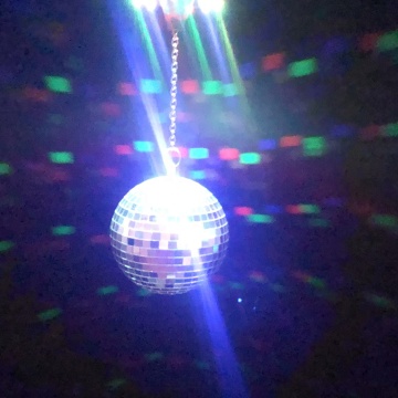 50cm Disco Mirror Glitter Balls - Silver Party Decor Lighting