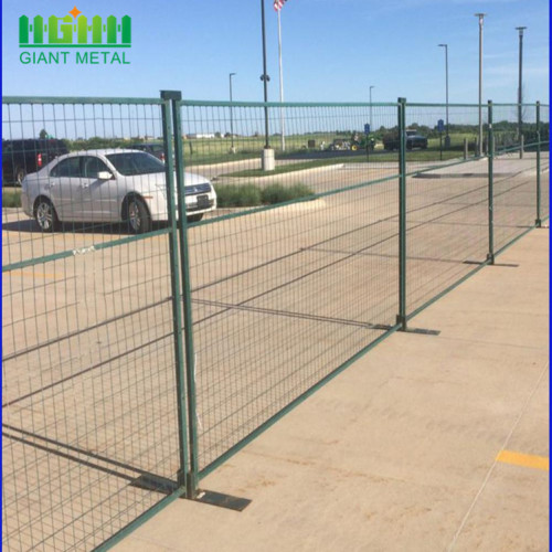 High Standard Galvanized Steel Safety Canada Temporary Fence