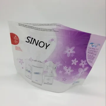 baby safety microwave sterilization bag with easy opening tear
