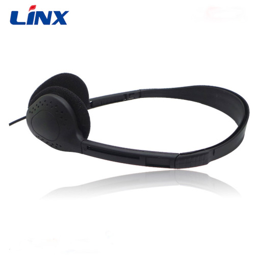 Disposable airline overhead headsets headphone for prmotion