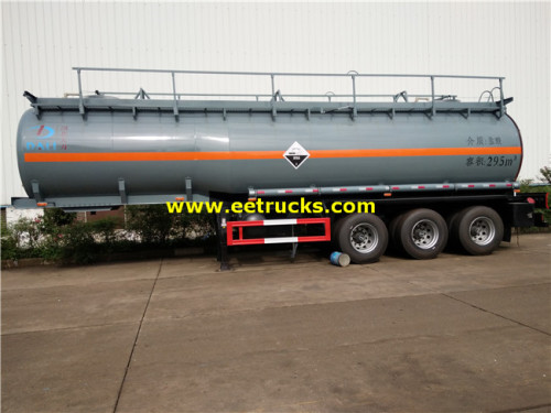 30m3 Tri-axle HCl Tank Trailers